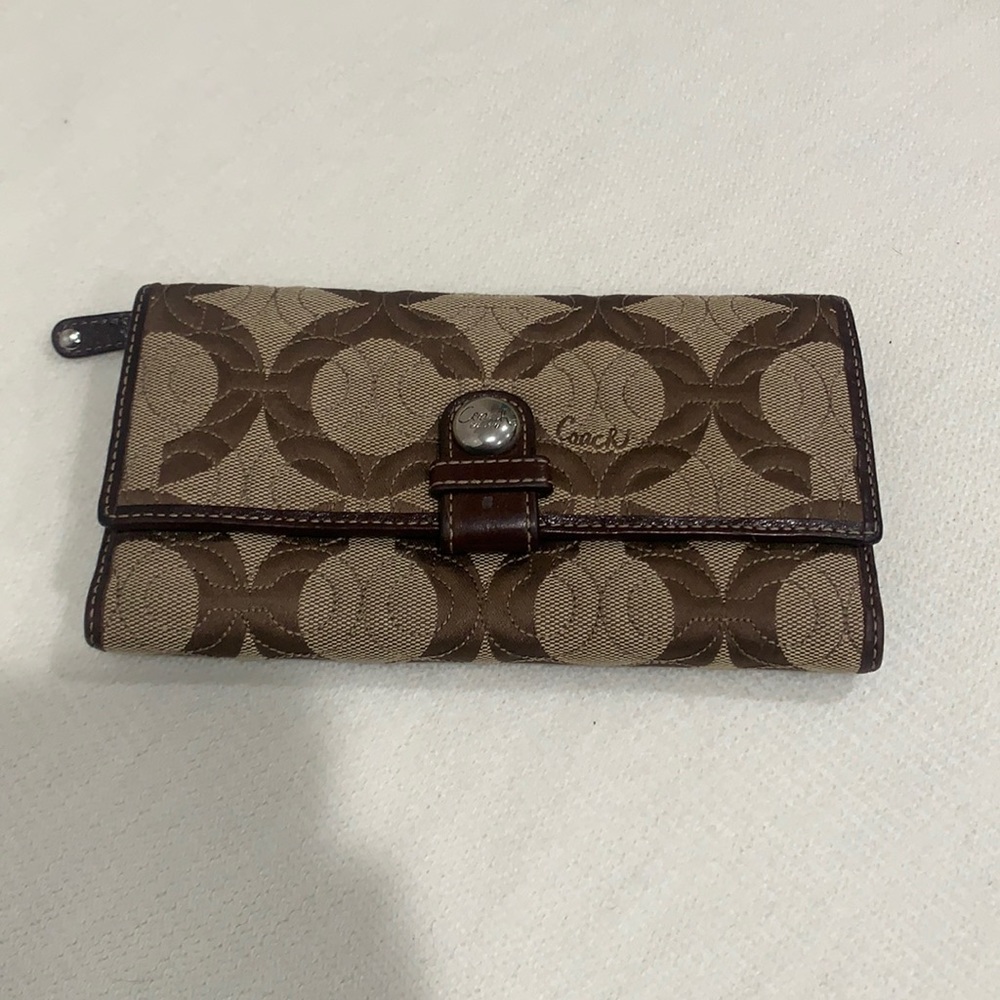 Coach Trifold Wallet.